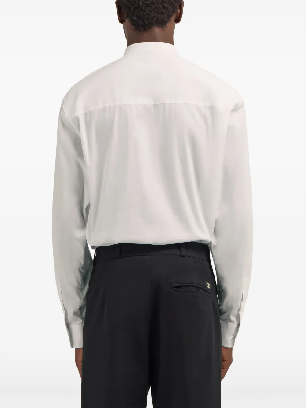 Roberto Cavalli Overhemd met broderie anglaise Wit