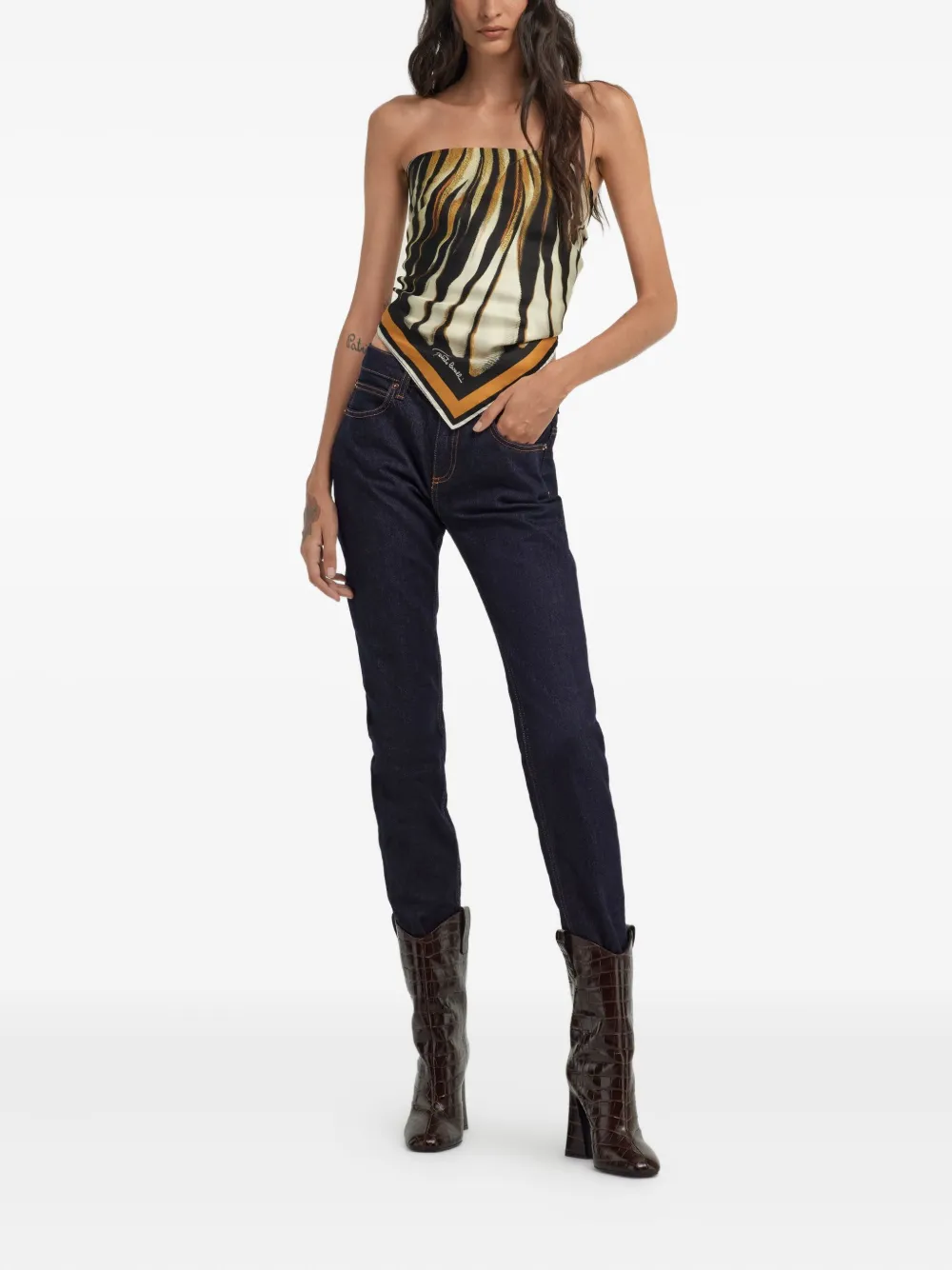 Roberto Cavalli five-pocket denim jeans | Straight-Leg Jeans | Image 2