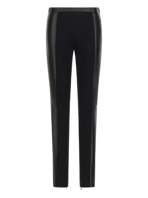 Roberto Cavalli leather-panelled leggings