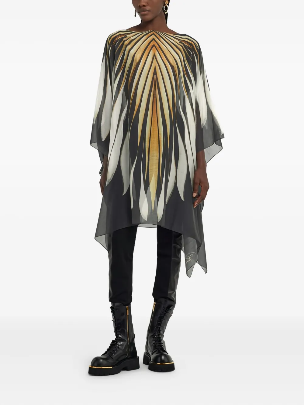 Roberto Cavalli leather-panelled leggings | Leggings | Image 2