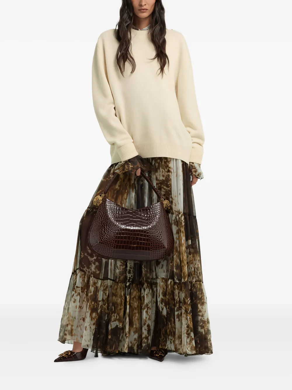Roberto Cavalli button-embellished wool sweater | Knitted Sweaters | Image 2