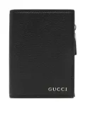 Gucci logo-lettering wallet - Black
