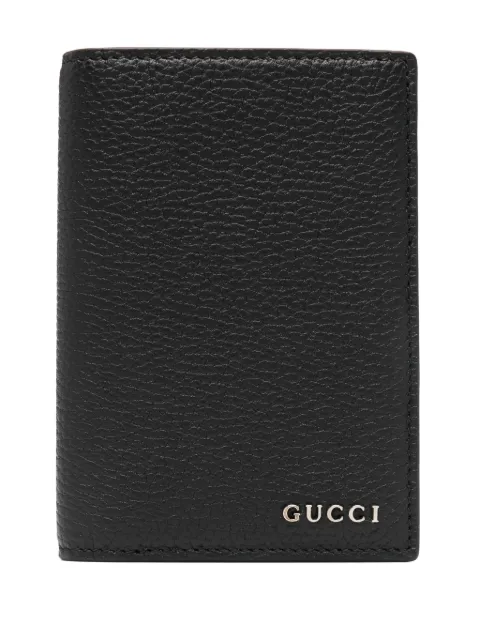 Gucci funda para pasaporte con letras del logo