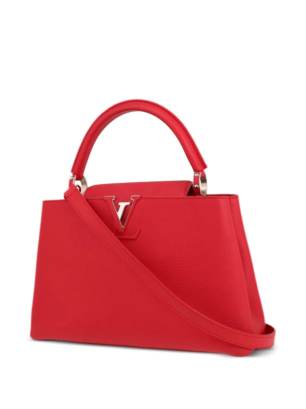 Louis Vuitton Pre Owned 2017 Capucines MM two way Bag Red FARFETCH UK