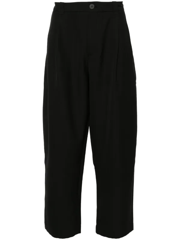 Studio Nicholson Tuck Trousers in Black