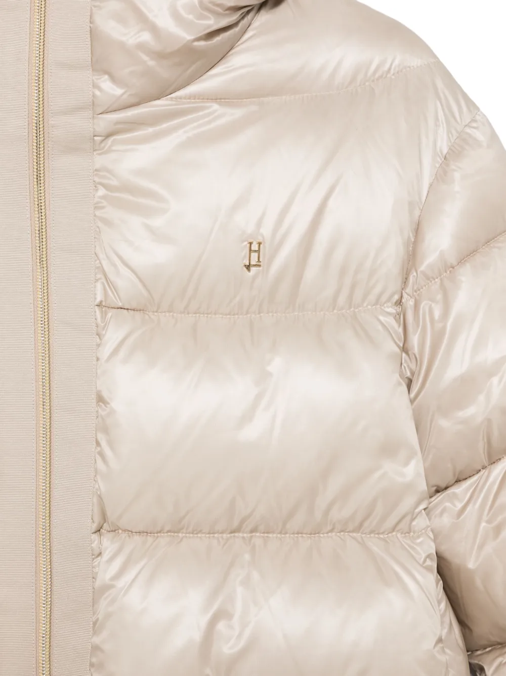 Herno Kids Donsjack met capuchon Beige