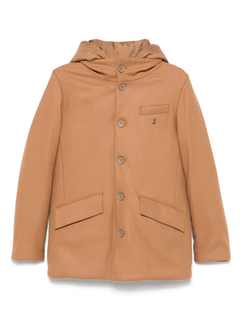 Herno Kids layered jacket | Brown | Image 1