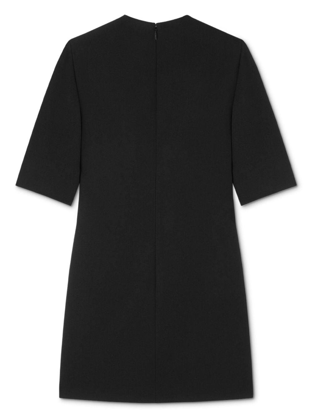 Versace wool gabardine mini dress - Zwart