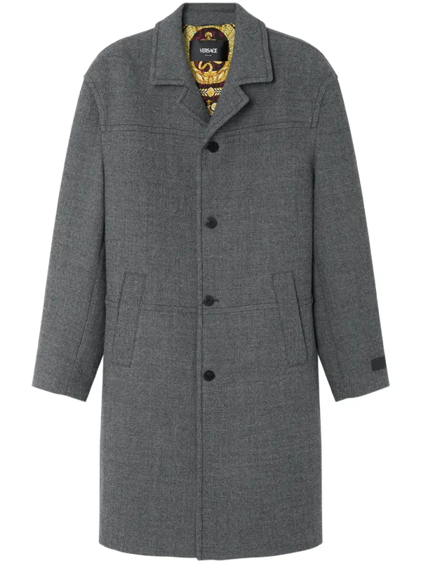 Versace シングルコート | グレー | FARFETCH JP