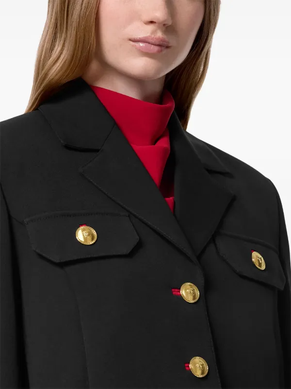 Versace Uniform クロップド ジャケット | ブラック | FARFETCH JP