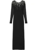 Versace crystal-embellished maxi dress - Black