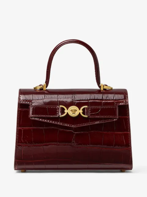 Versace Medusa '95 small croc-effect top-handle