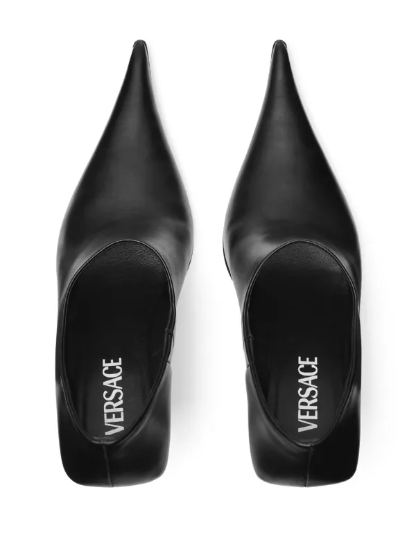 パンプス Versace Black Leather Pumps Versace Leather Pumps | Black | FARFETCH RO
