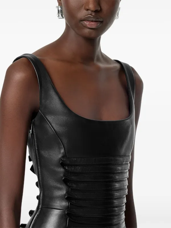 【関税込み】Versace ブラック Corset ミニワンピース Versaceのブラック Corset ミニワンピースがセール中