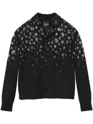 Versace ビジュートリム ジャケット | ブラック | FARFETCH JP