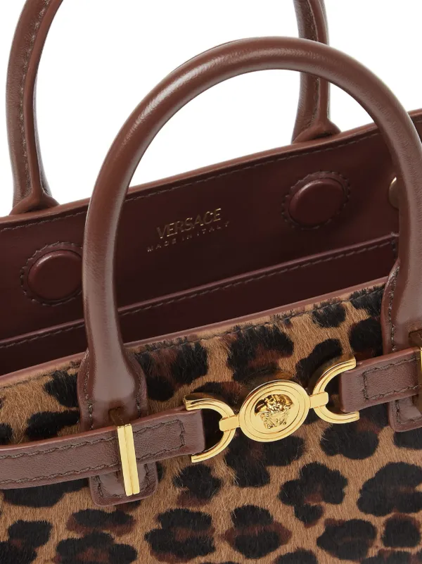 関税込 上品 ヴェルサーチェ ハンドバッグ メドゥーサ ブラウン Versace メドゥーサ ハンドバッグ | ブラウン | FARFETCH JP