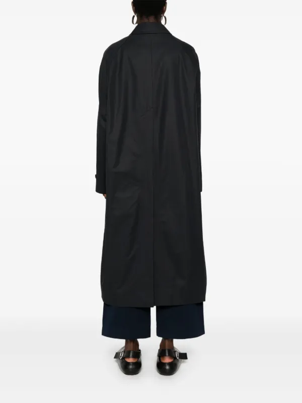 【関税込み】Studio Nicholson ネイビー Holin トレンチコート Holin Coat in Dark Navy | Trench Coat | Studio Nicholson