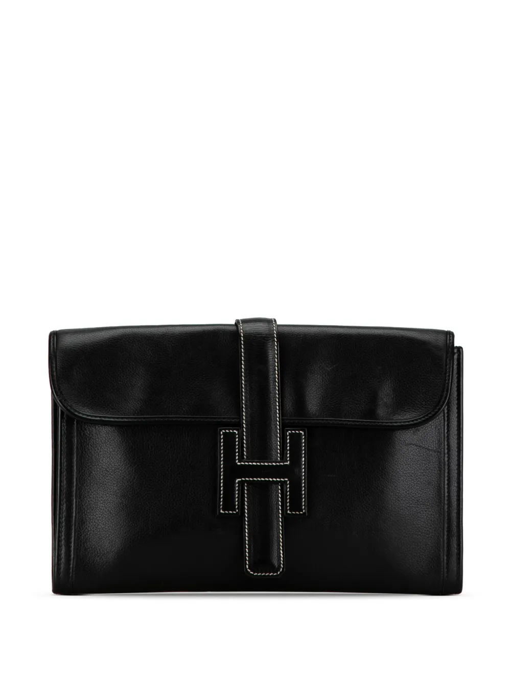 Hermès Pre-Owned 2005 Evergrain Jige PM clutch bag – Black