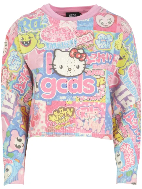 GCDS Hello Kitty printed sweater