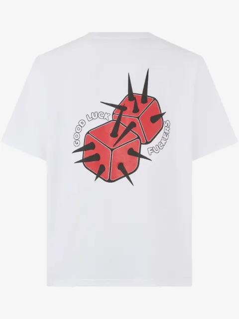 GCDS Spikey Dice oversized t-shirt