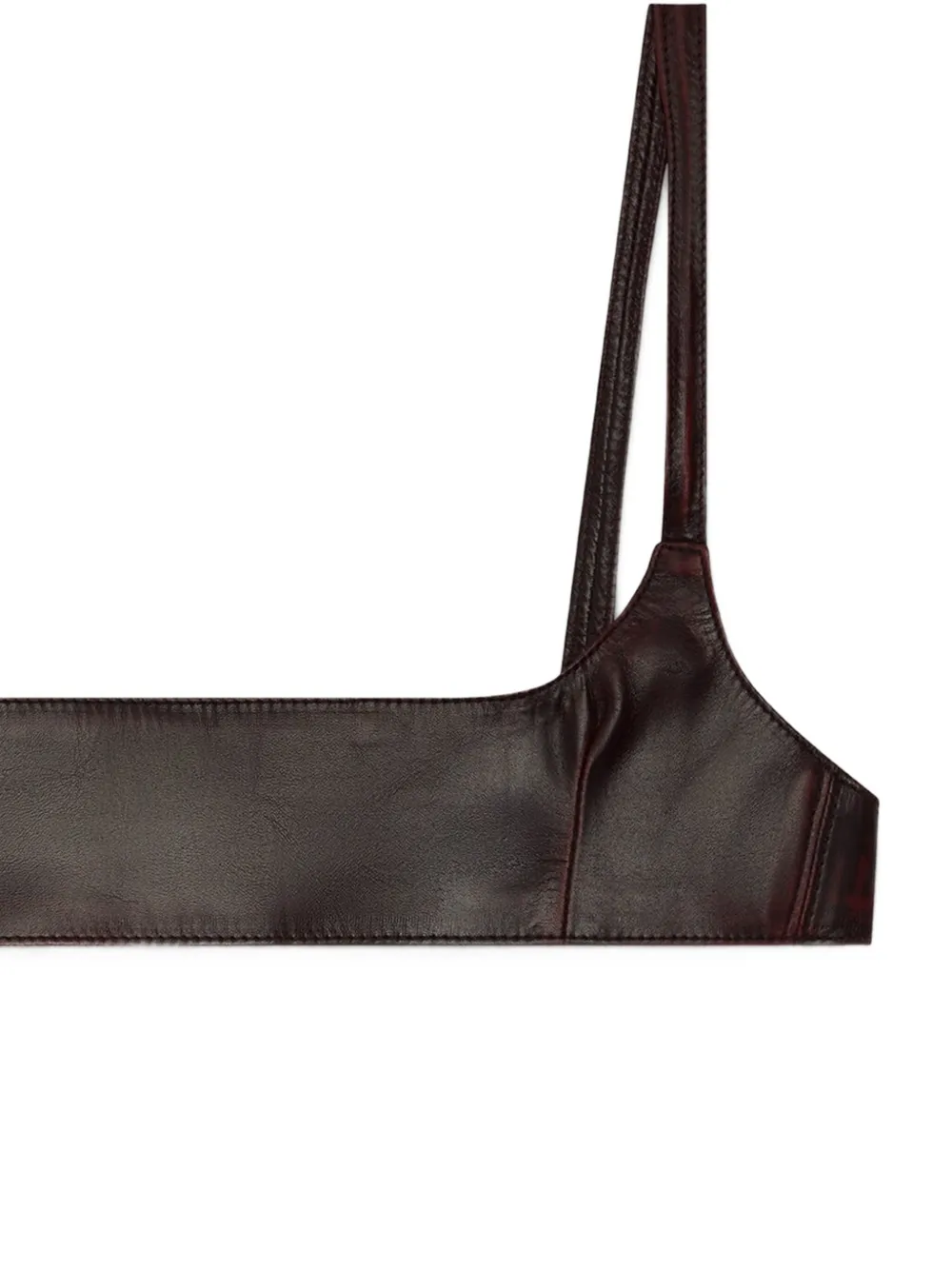 GCDS leather mini bra | Vests & Tank Tops | Image 2