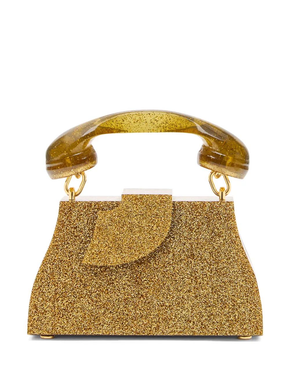 GCDS Call-Me Comma mini-tas Goud
