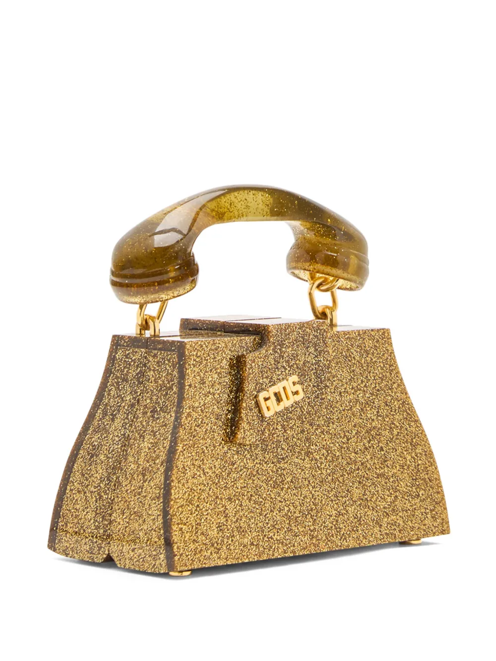 GCDS Call-Me Comma mini-tas Goud
