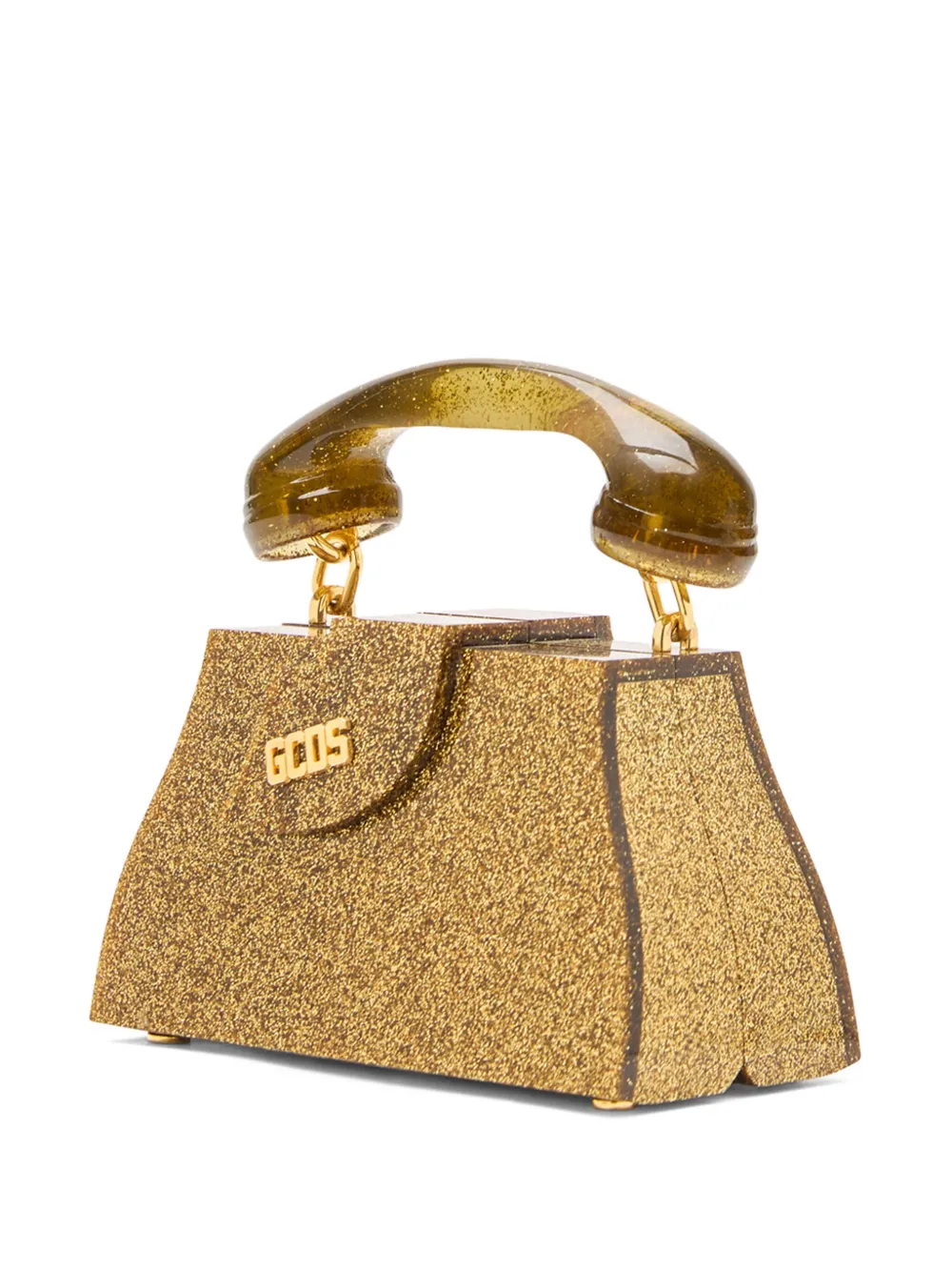 GCDS Call-Me Comma mini-tas Goud