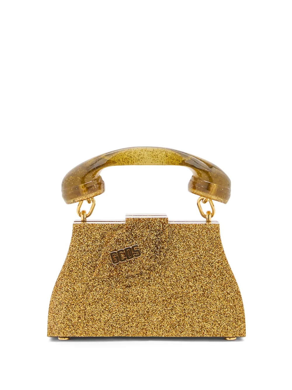GCDS Borsa Call-Me Comma mini - Oro