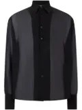 GCDS georgette shirt - Black