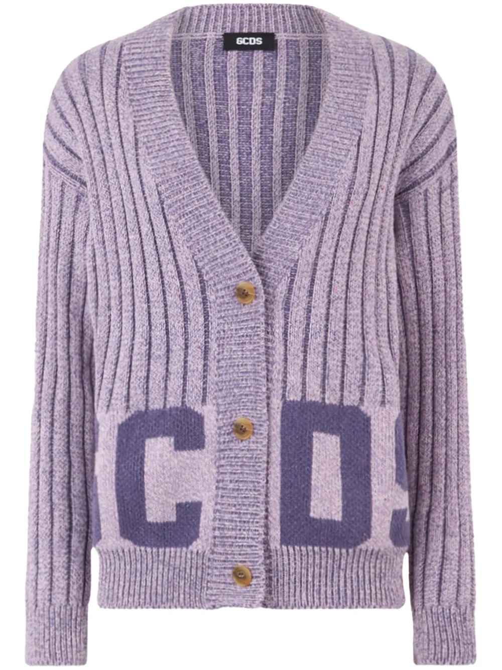 GCDS Intarsia vest Paars