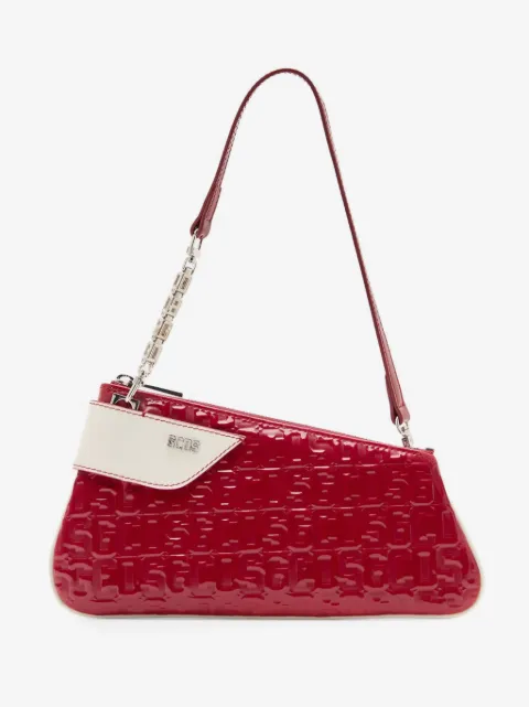 GCDS Comma Notte monogram shoulder bag