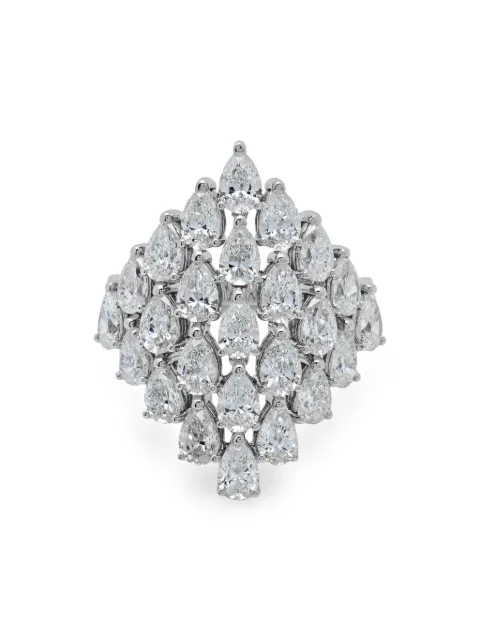 Jewels Aficionado Anello Shield in oro bianco 18kt
