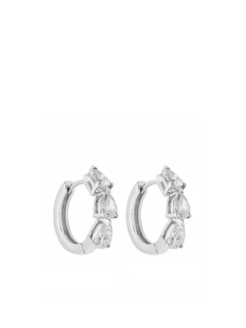 Jewels Aficionado 18kt white gold diamond earrings