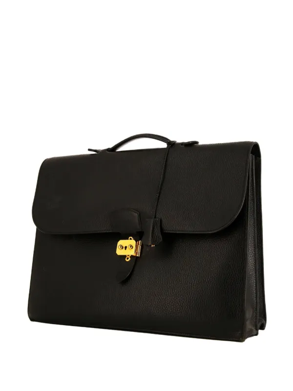 Hermès Pre-Owned 1997 Sac à Dépêches Briefcase Black FARFETCH IN