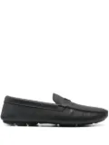 Prada triangle logo loafers - Black
