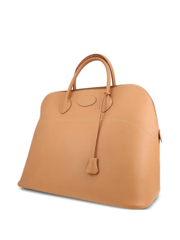 ☆美品☆HERMES ボリード45 ハンドバッグ トラベルバッグ ライトブラウン ☆美品☆HERMES ボリード45 ハンドバッグ トラベルバッグ ライト