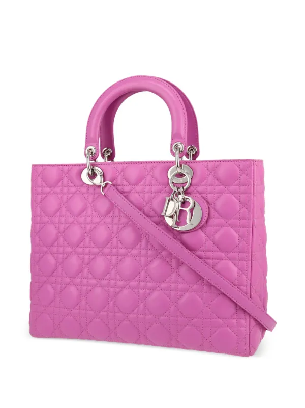 Christian Dior Pre-Owned レディ ディオール ハンドバッグ | ピンク