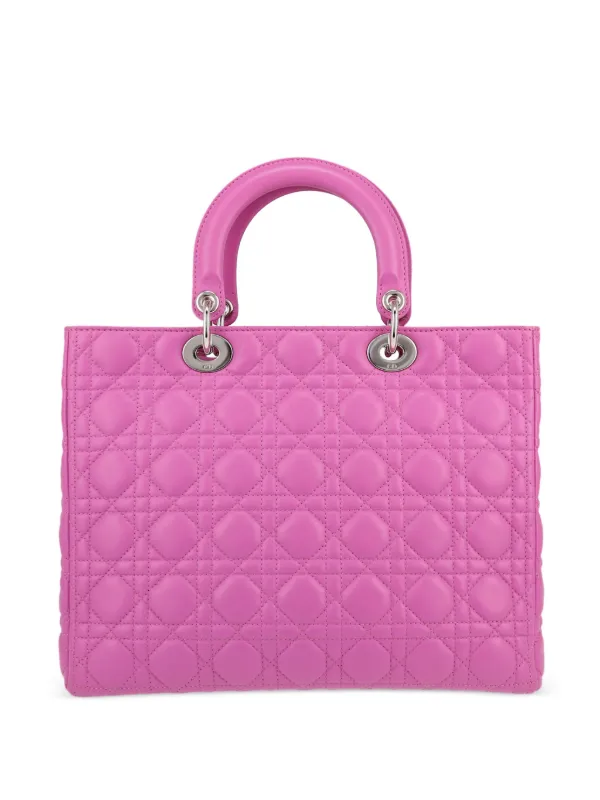 Christian Dior Pre-Owned Borsa a Mano Lady Dior Rosa FARFETCH IT