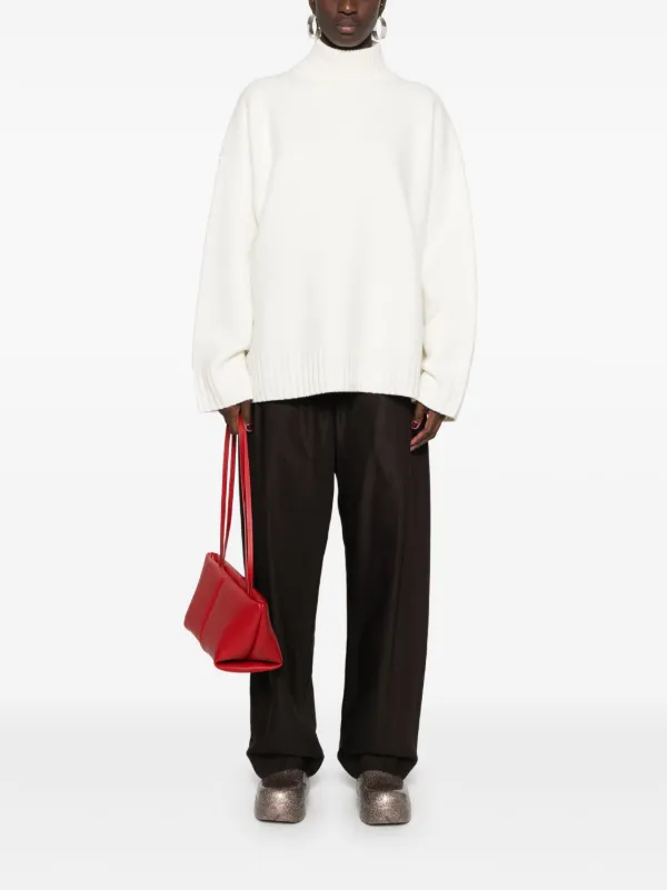 ニット/セーター STUDIO NICHOLSON 5GG HIGH COLLAR JUMPER 5GG Guernsey Jumper