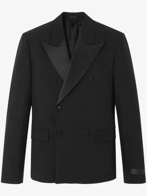 Versace blazer de lana mohair