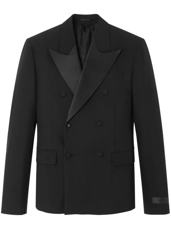 ジャケット VERSACE SS24 DOUBLE-BREASTED BLAZER (1013463_1A046491UI20) Versace double-breasted Blazer | Black | FARFETCH