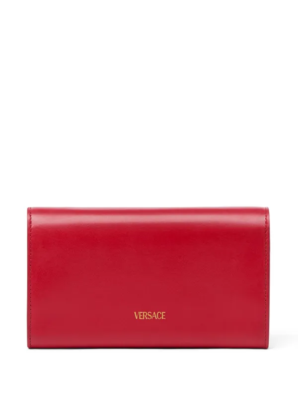 Versace メドゥーサ '95 レザーショルダーバッグ | レッド