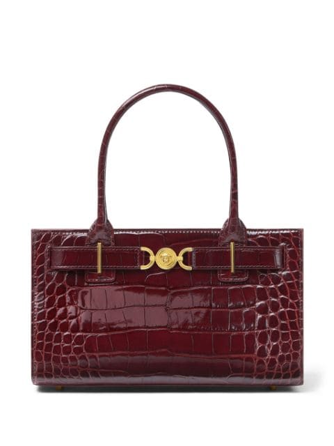 Versace Medusa '95 crocodile-effect tote bag