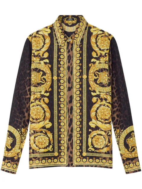 Versace Wild Barocco silk shirt