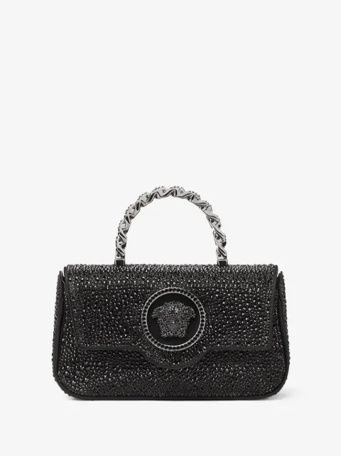 Versace mini sac La Medusa à ornements en cristal
