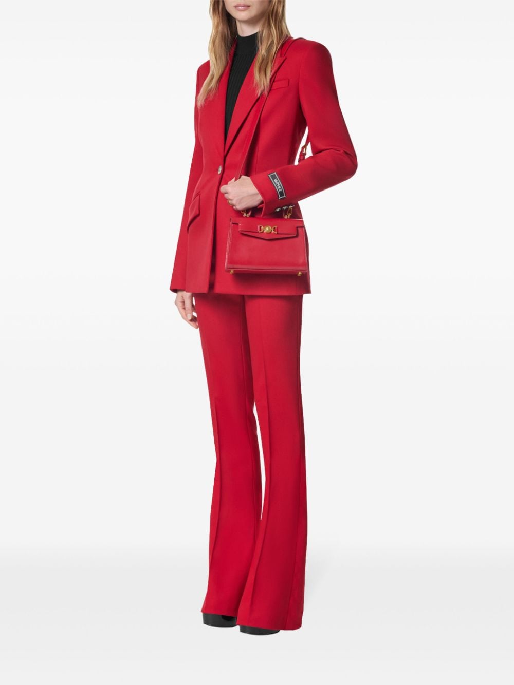 Versace DV Grain-de-Poudre broek - Rood