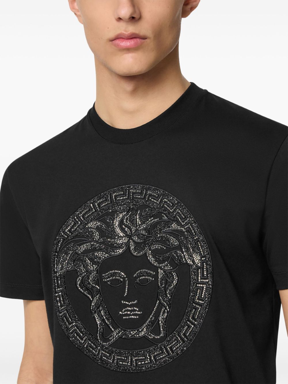 Versace Medusa Head-embellished T-shirt Men