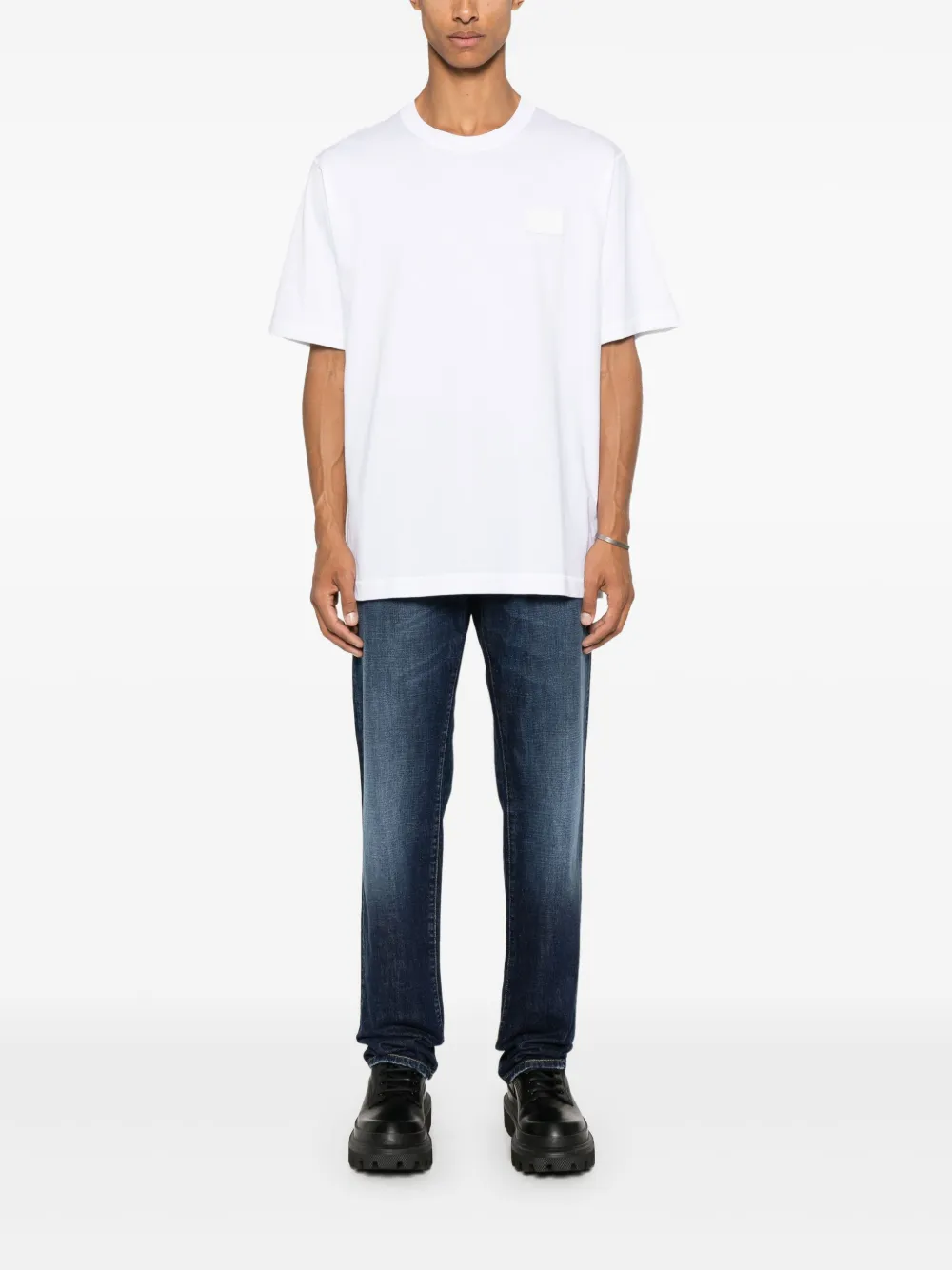 dolce&gabbana Dolce & Gabbana Jeans met geborduurd logo - Blauw