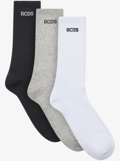 GCDS Essentials socks (pack of three)